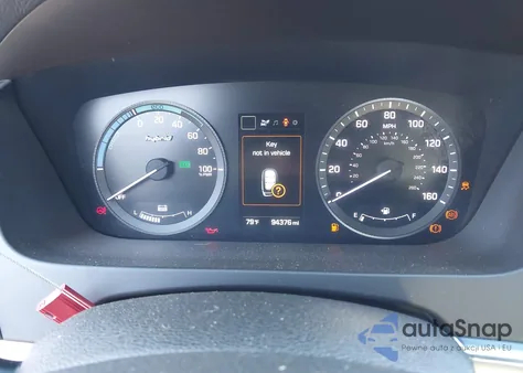 2017 Hyundai Sonata Hybrid Se from USA, damaged, VIN KMHE24L36HA066728